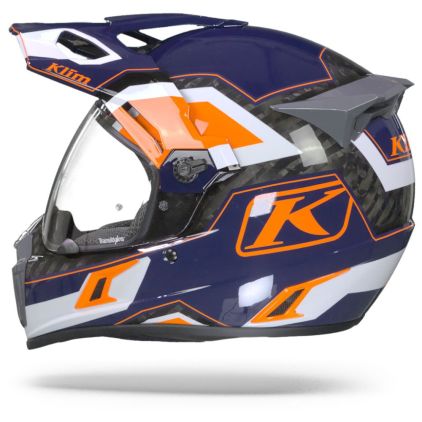 KLIM KRIOS PRO RALLY STRIKING ORANGE ADVENTURE HELMET - Chromeburner