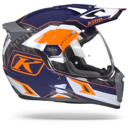 KLIM KRIOS PRO RALLY STRIKING ORANGE ADVENTURE HELMET - Chromeburner