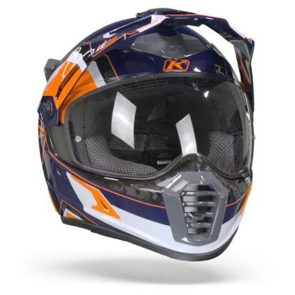 KLIM KRIOS PRO RALLY STRIKING ORANGE ADVENTURE HELMET - Chromeburner