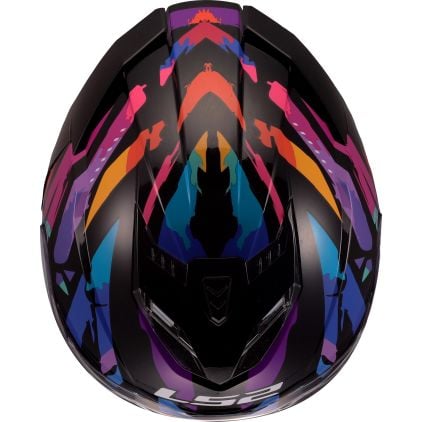 LS2 FF818 Storm III Kaos Helmet - Chromeburner