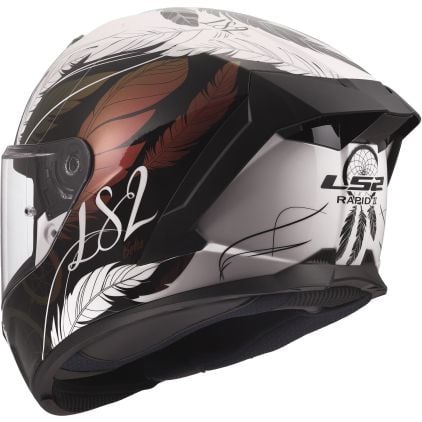 LS2 FF820 Rapid III Boho Helmet - Chromeburner