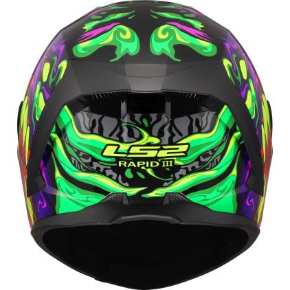 LS2 FF820 Rapid III Lycant Helmet - Chromeburner