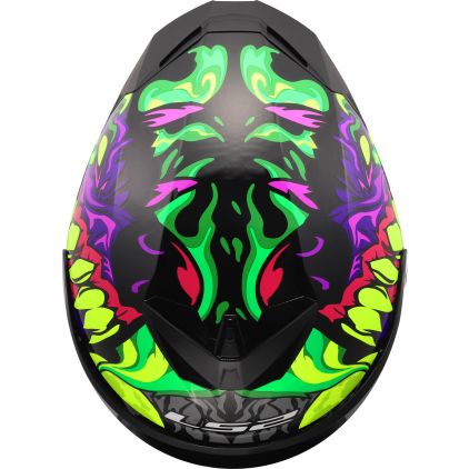 LS2 FF820 Rapid III Lycant Helmet - Chromeburner