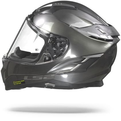 未開封 CHALLENGER FIRE HELMET XL SILVER LS2 Ff327 Challenger Jeans Titanium Full Face Helmet - Chromeburner