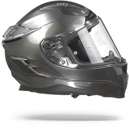 LS2 Ff327 Challenger Jeans Titanium Full Face Helmet - Chromeburner