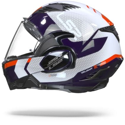 LS2 Ff900 Valiant II Citius Gloss White Blue Modular Helmet