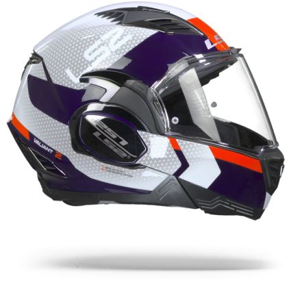 LS2 Ff900 Valiant II Citius Gloss White Blue Modular Helmet