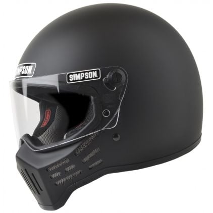 Simpson M30 Motorcycle Helmet - Chromeburner