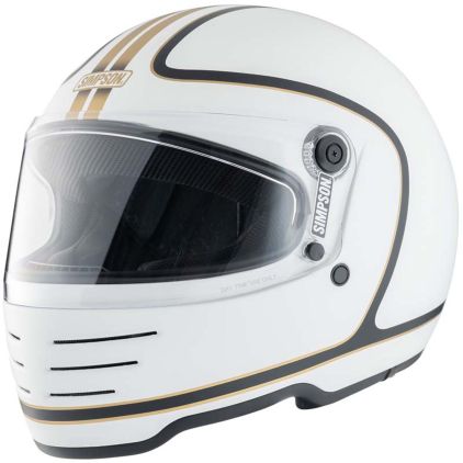 Simpson M62 Hondo Carbon Motorcycle Helmet - Chromeburner