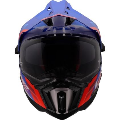 LS2 MX701 Explorer Hexa Enduro Helmet - Chromeburner