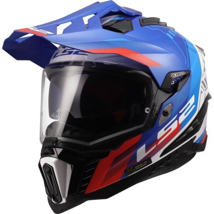 LS2 MX701 Explorer Hexa Enduro Helmet - Chromeburner