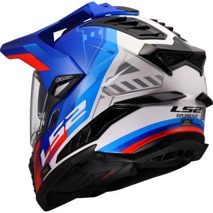 LS2 MX701 Explorer Hexa Enduro Helmet - Chromeburner