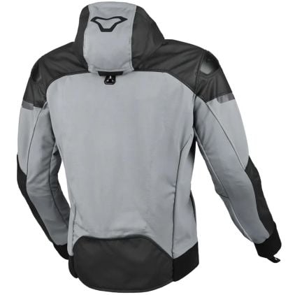MACNA フード付きジャケット M(L) グレー プロテクター付 Macna Brero Motorcycle Textile Jacket - Chromeburner