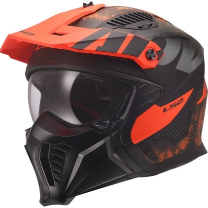 LS2 OF606 Drifter Gas Helmet - Chromeburner