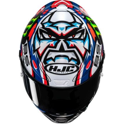 HJC RPHA 1 V2 Carbon Quartararo Le Mans 3 Helmet - Chromeburner