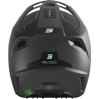 Shot Speed Fury Motocross Helmet - Chromeburner