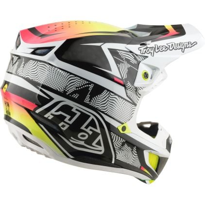 Troy Lee Designs SE5 Carbon MIPS Lined Up Motocross Helmet