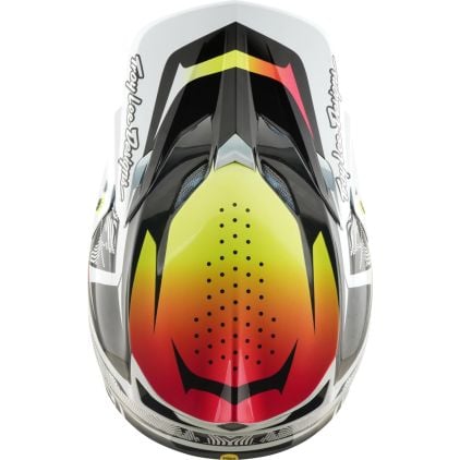 Troy Lee Designs SE5 Carbon MIPS Lined Up Motocross Helmet