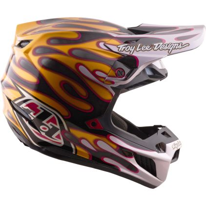 Troy Lee Designs SE5 Carbon MIPS Overspray Motocross Helmet