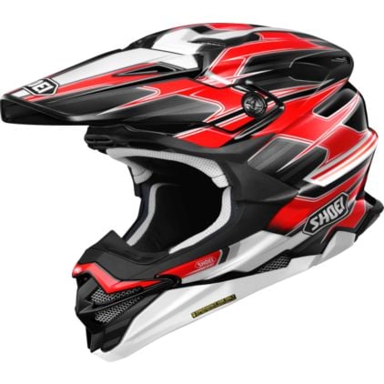 Shoei VFX-WR 06 Sparkle Motocross Helmet - Chromeburner