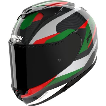 Nolan X-904 Ultra Carbon Calibro Helmet - Chromeburner