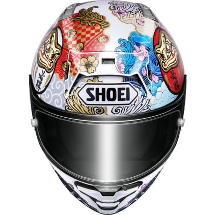 Shoei X-SPR Pro Marquez Motegi5 TC-6 Helmet - Chromeburner