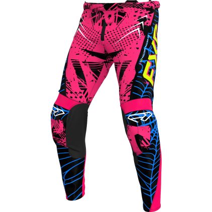 FXR Clutch Arachnid Youth Motocross Pants - Chromeburner