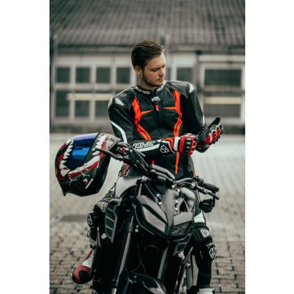 Arlen Ness Sugello 2 One Piece Motorcycle Leather Suit - Chromeburner