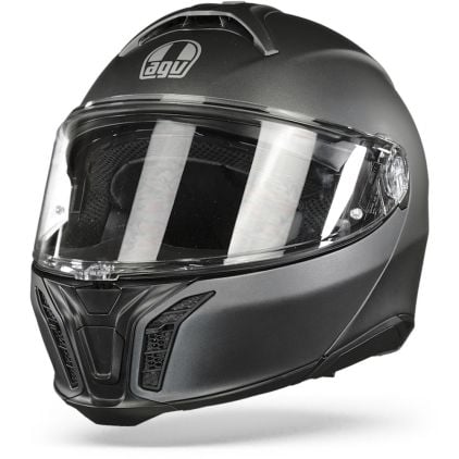 Helmet Casco Modular Fibra AGV Tourmodular Solid Mplk Matt Black