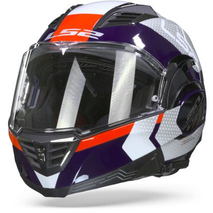 LS2 Ff900 Valiant II Citius Gloss White Blue Modular Helmet