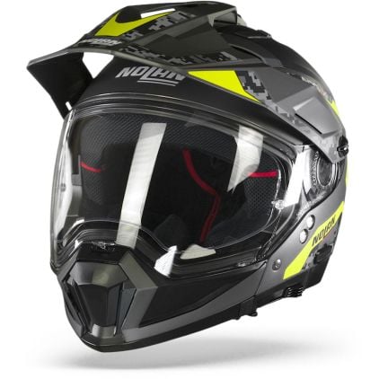 Nolan N70-2 X Torpedo N-Com 43 Flat Lava Grey Yellow Multi Helmet