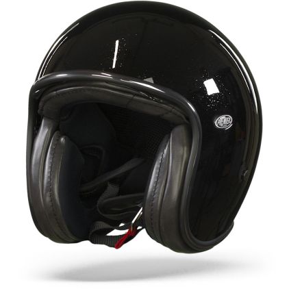 Premier Vintage Evo U 9 Glitter Silver  Jet Helmet