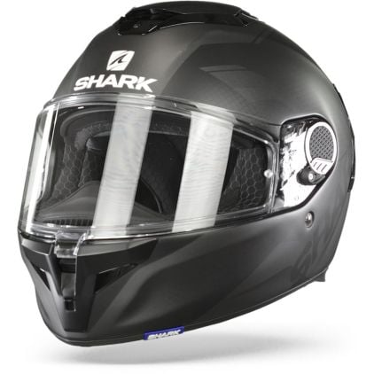 Shark Spartan GT Blank Mat Bcl. Micr. Black Anthracite Anthracite Kaa Full Face Helmet
