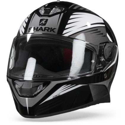 Shark Skwal 2.2 Hallder Black White Anthracite KWA Full Face Helmet