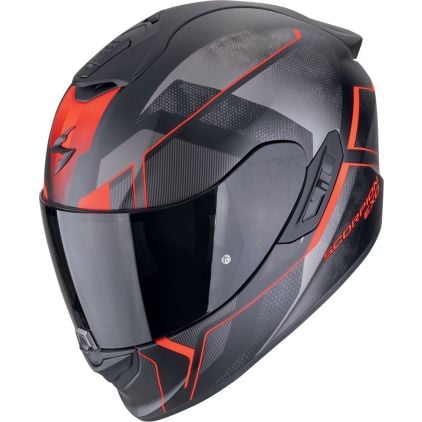 Scorpion EXO-1400 Evo II Air Intensio Black Red Full Face Helmet