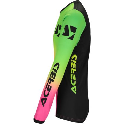 Acerbis MX J-Track Stabi Green Yellow Pink Black Motocross Jersey