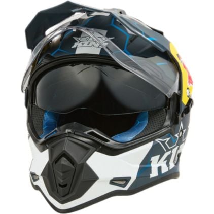 あき　Red Bull Kini Red Bull ADV 1.0 Motocross Helmet - Chromeburner