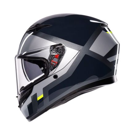 AGV K3 E2206 Mplk Shade Grey Yellow Fluo - Chromeburner