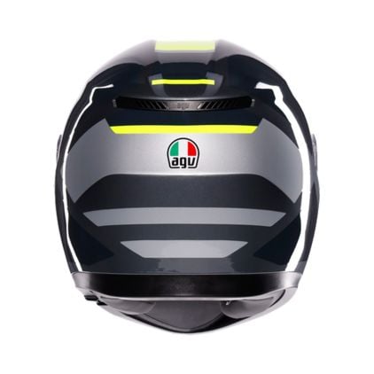 CASCO INTEGRALE AGV K3 E2206 MPLK FORTIFY GREY BLACK YELLOW FLUO | AGV