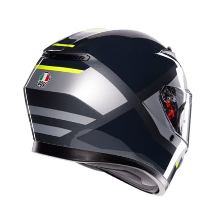 AGV K3 E2206 Mplk Shade Grey Yellow Fluo - Chromeburner