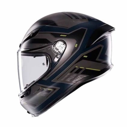 agv k6 mplk AGV K6 S E2206 Mplk Enhance Matt Grey Yellow Fluo Full Face Helmet