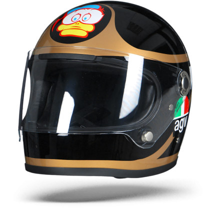 AGV X3000 Barry Sheene Full Face Helmet - Chromeburner