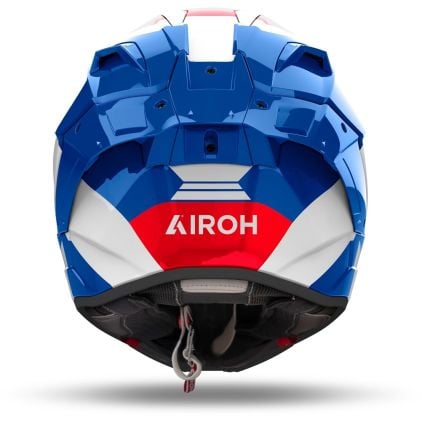 Airoh GP 800 Competition Carbon White Blue Red Full Face Helmet