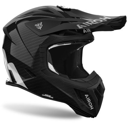 Airoh Aviator Ace 2 Carbon Glossy Motocross Helmet - Chromeburner