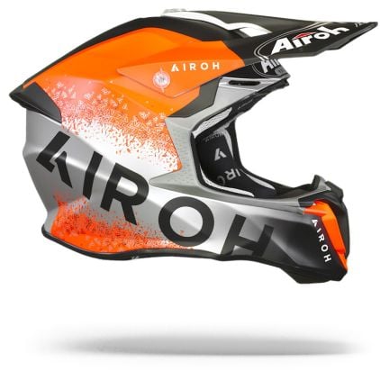 Airoh Twist 2.0 Bit Orange Grey - Chromeburner