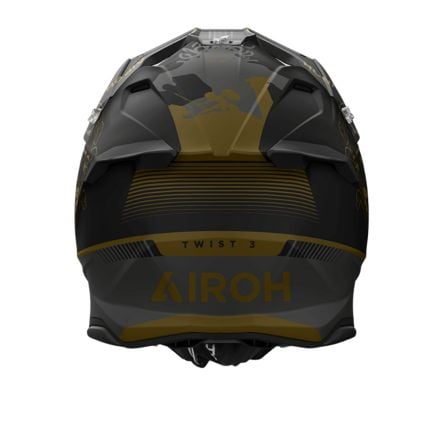 Airoh Twist 3 Titan Matt Offroad Helmet - Chromeburner
