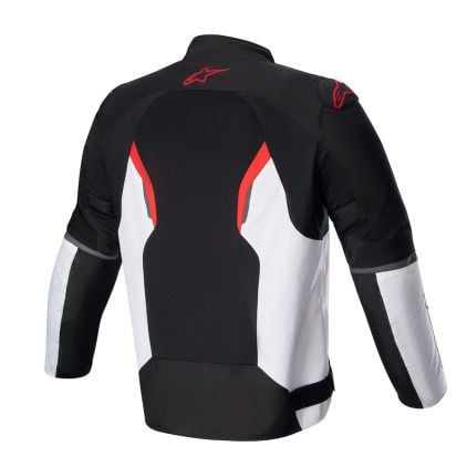 Alpinestars Ast V2 Air Jacket Black White Bright Red - Chromeburner