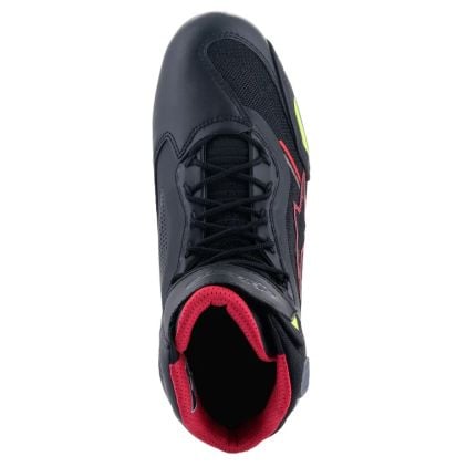 Alpinestars Faster-3 Rideknit Shoes Black Red Yellow Fluo