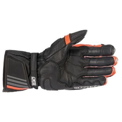 Alpinestars GP Plus V2 Gloves Black Red Fluo - Chromeburner