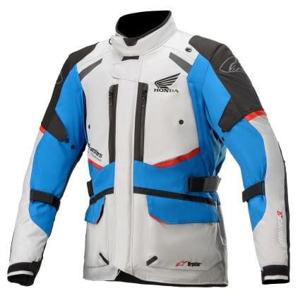 Alpinestars Honda Andes V3 Drystar Jacket Grey Blue